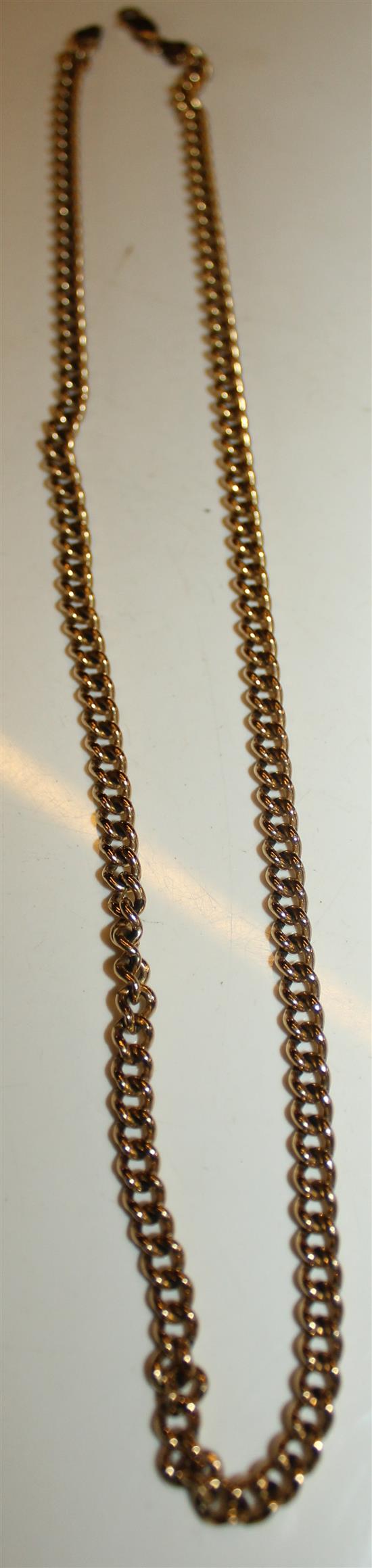 Heavy 9ct gold necklace